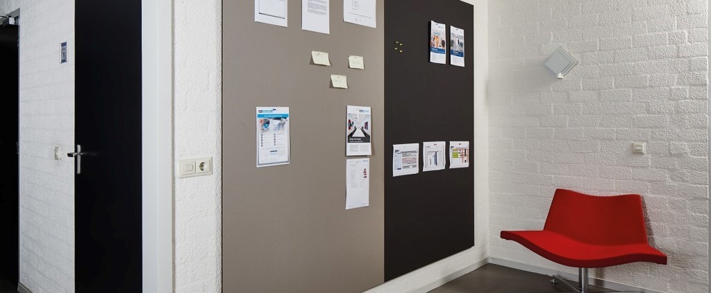 Projectinrichting prikwand zonder profiel Smit Visuals