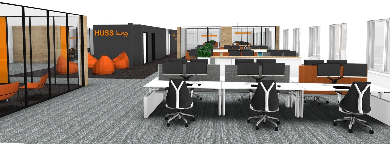 Projectinrichting Alblasserdam HUSS werkplekken