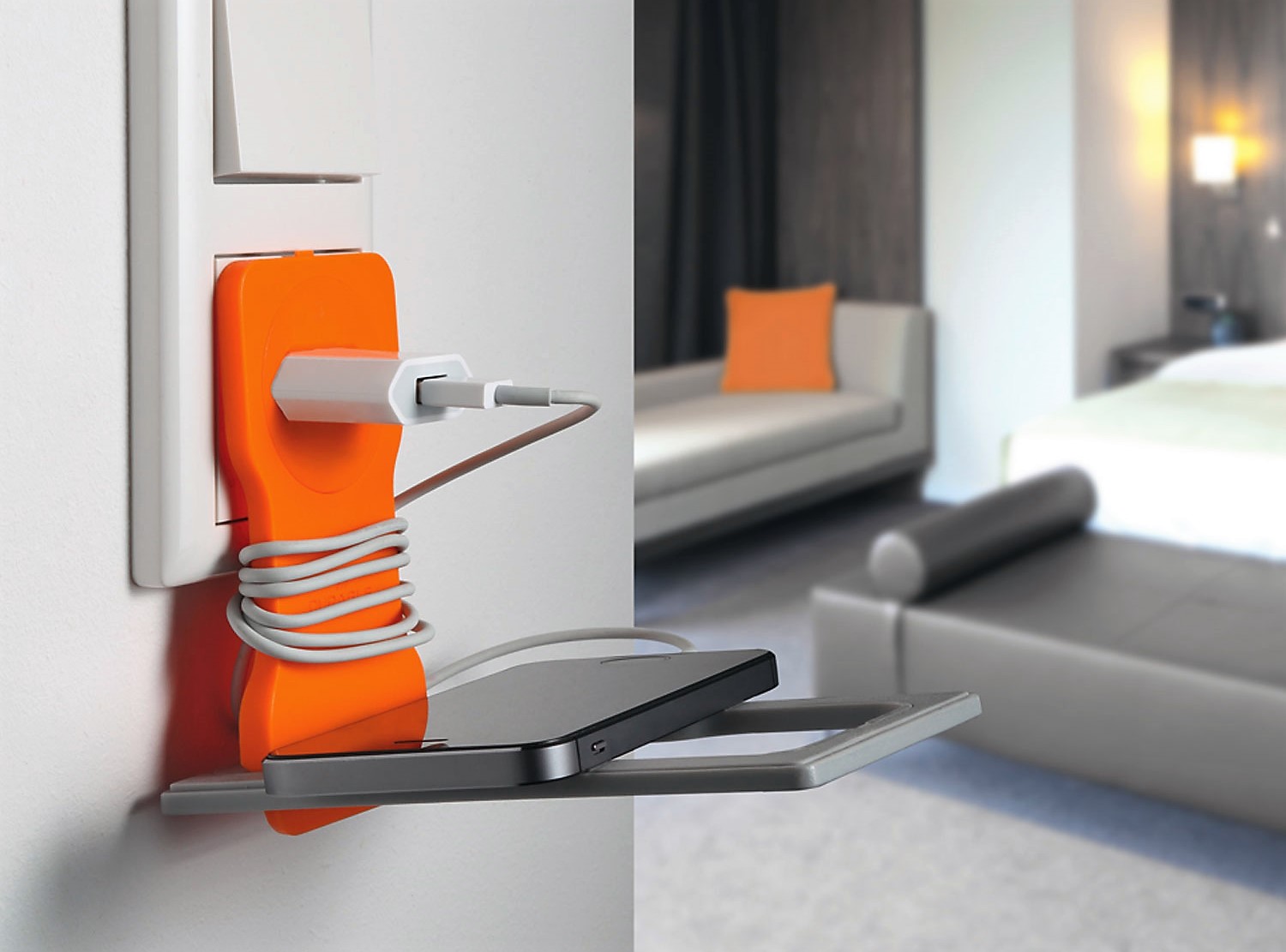 kantoorartikelen telefoonhouder durable